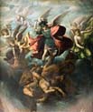 saint michael fighting with rebellious angels